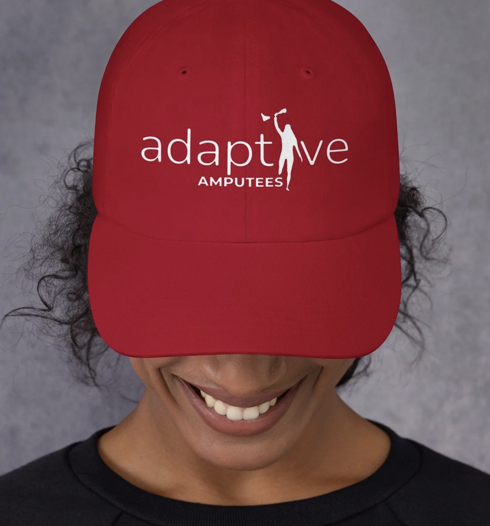 Adaptive Amputees baseball cap in red